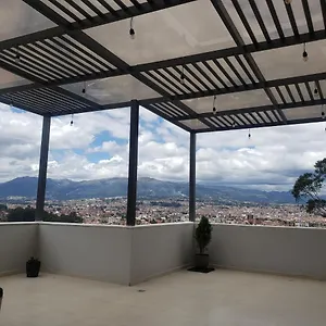 Departamento Completo Con Hermosa Vista De La Ciudad Apartamento